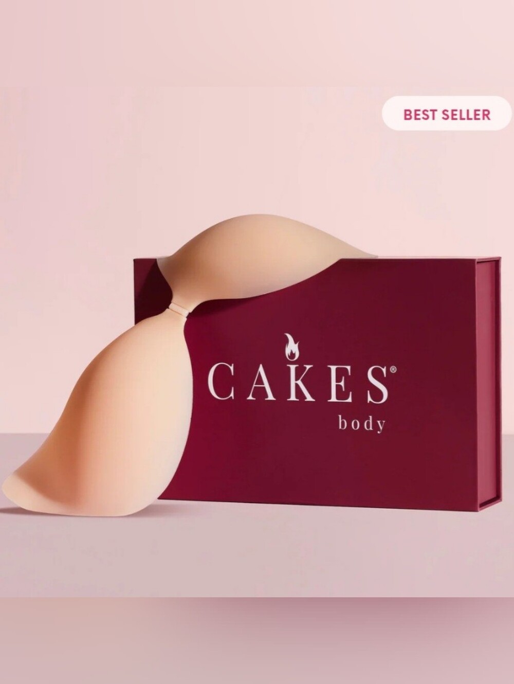 Cakes Cleavage Sticky Bra, Medium Caramel.
